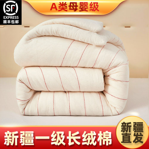 新疆纯棉花6/8/10斤单人被芯