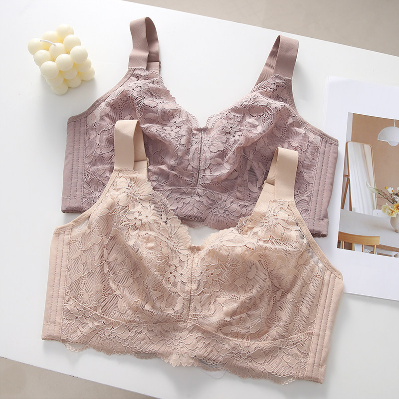 大胸显小内衣薄款防下垂