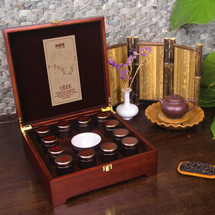 裕园茶 武夷岩茶 乌龙茶 七星正岩 肉桂Y15000 木盒装 96g