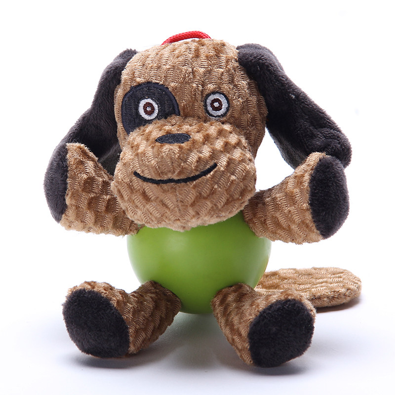 宠物玩具宜特狗狗磨牙耐咬毛绒幼犬玩具金毛泰迪萨摩耶发声玩偶