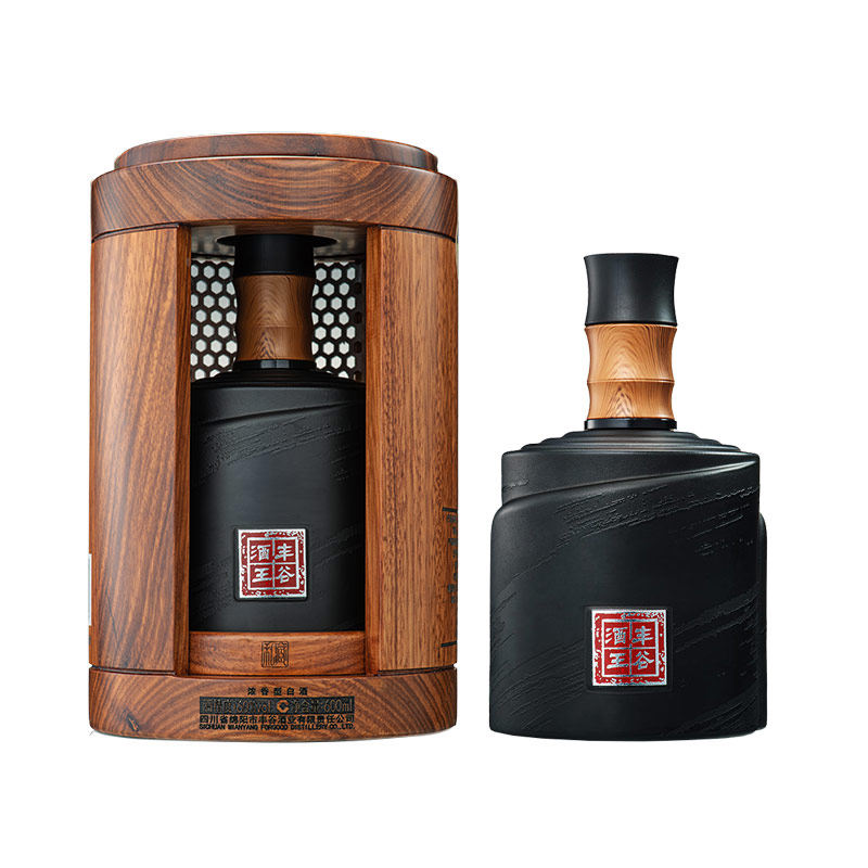 丰谷酒王私藏 60度600ml 浓香型白酒单瓶 收藏赠礼宴会礼盒装白酒