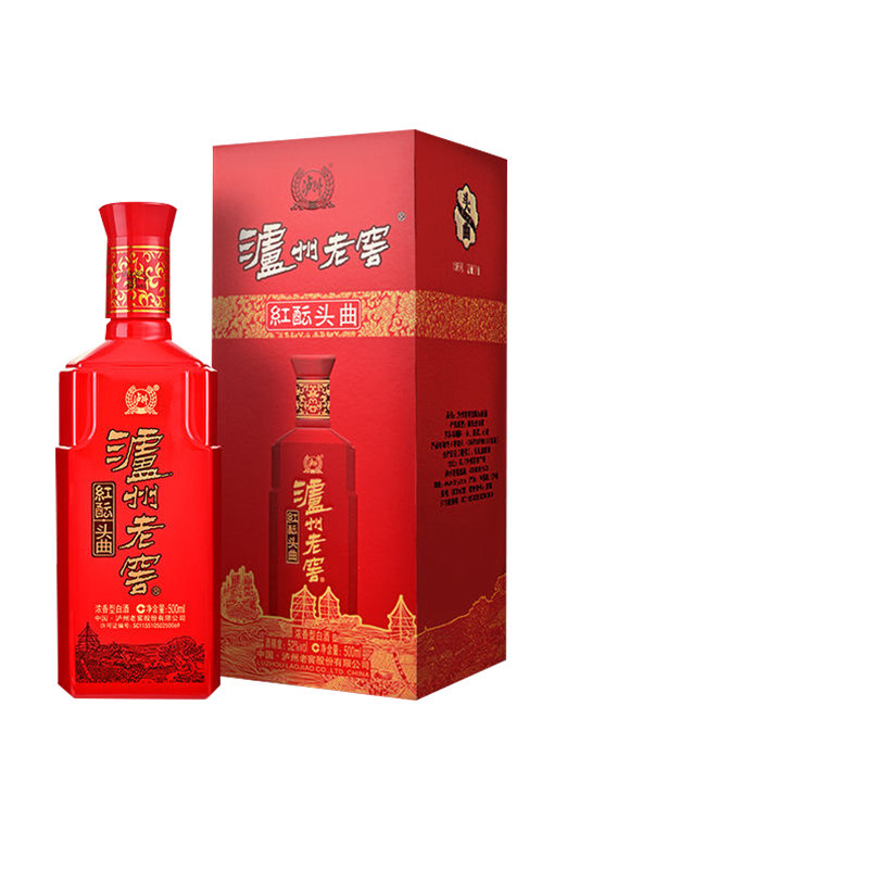 泸州老窖红酝头曲52/42度500ml浓香型白酒送礼自饮宴席婚宴白酒