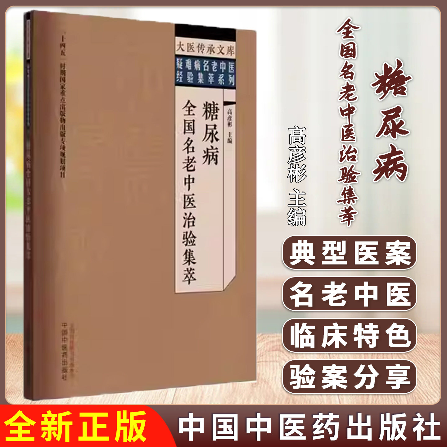 糖尿病全国名老中医治验集萃 高彦彬 主编 大医传承文库 疑难病名老中医经验集萃系列 中国中医药出版社9787513295598