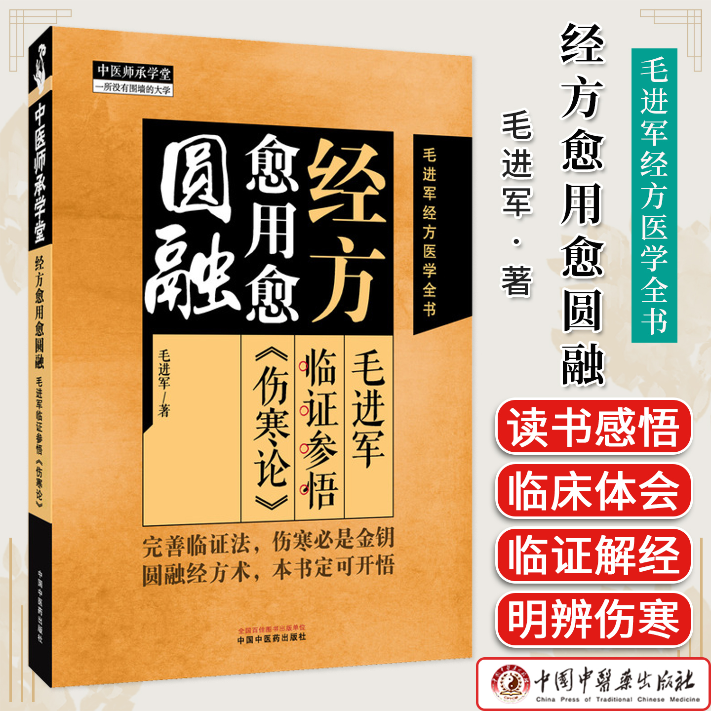 经方愈用愈圆融 : 毛进军临证参悟《伤寒论》 毛进军著 伤寒论临证参悟经方医学中医临床中医师承 方剂解析9787513298155