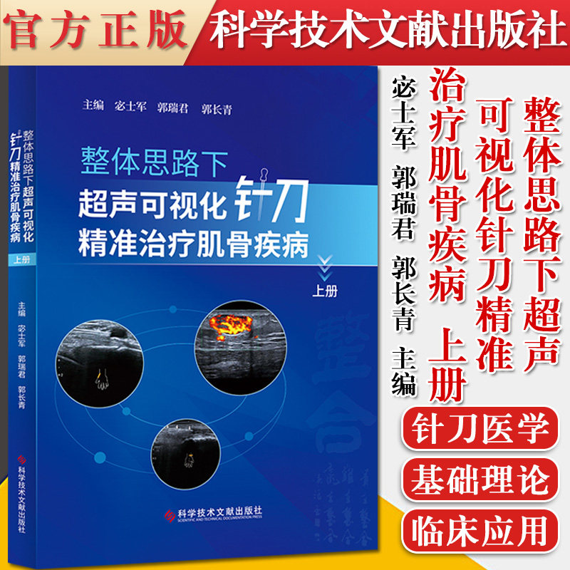 正版书籍 整体思路下超声可视化针刀精准治疗肌骨疾病.上册 宓士军 郭瑞君 郭长青 肌肉骨骼系统针刀疗法医学书籍