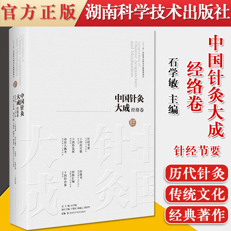 中国针灸大成·经络卷(针经节要 十四经穴歌 十四经发挥 奇经八脉考 经络考 经络汇编 十四经合参)石学敏、王旭东