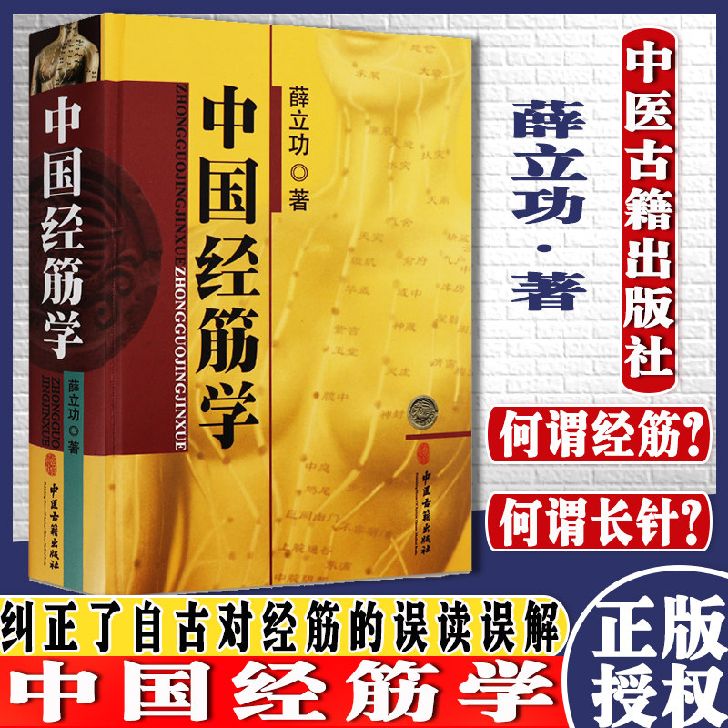 正版现货 中国经筋学 薛立功 中医古籍出版社 中医书籍 9787515209203