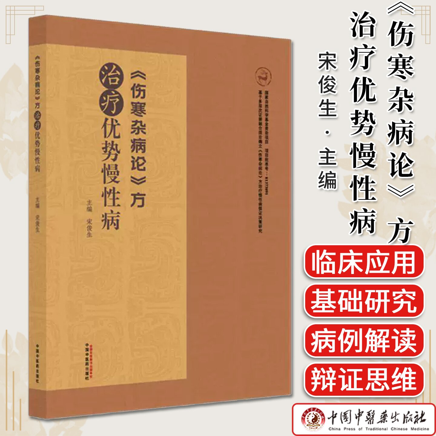 《伤寒杂病论》方治疗优势慢性病 宋俊生主编 伤寒杂病论经方治疗消化皮肤泌尿生殖精神系统 中国中医药出版社9787513287357