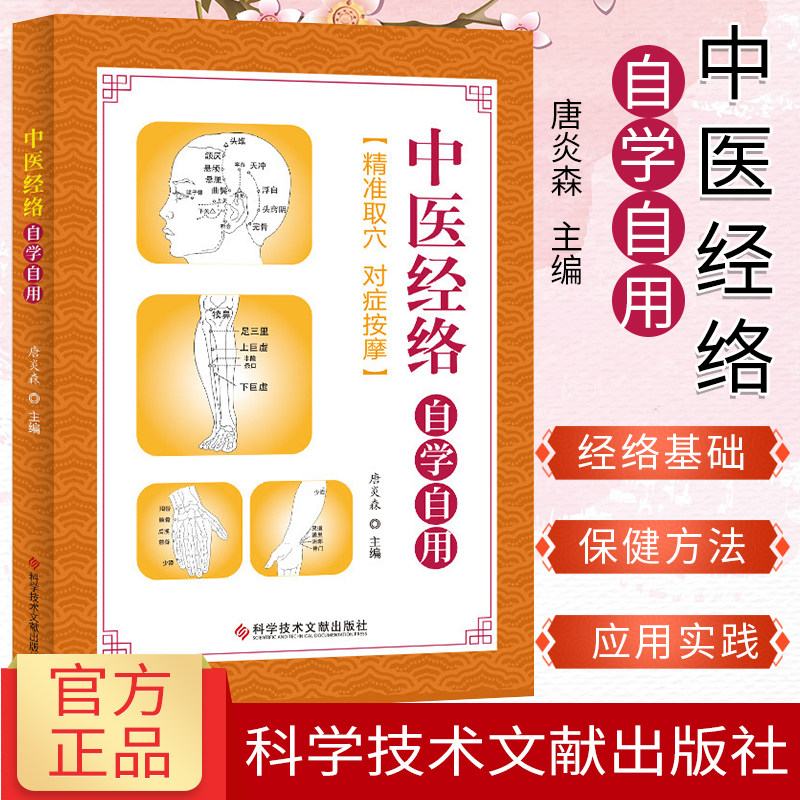 中医经络自学自用 经络基本知识 中医养生保健医学书籍 唐炎森主编 科学技术文献出版社 9787518962174