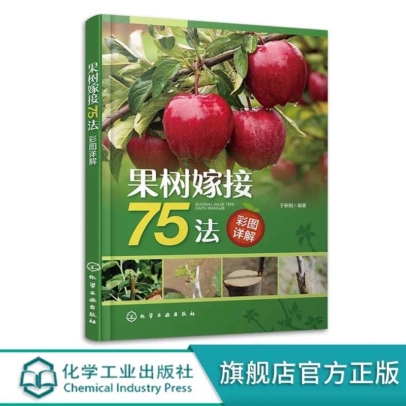果树嫁接75法彩图详解 于新刚 75种嫁接方法近90种具体操作嫁接技术全书 三斜面榫接绿枝单芽嵌接 果树技术推广人员农林院校参考 9