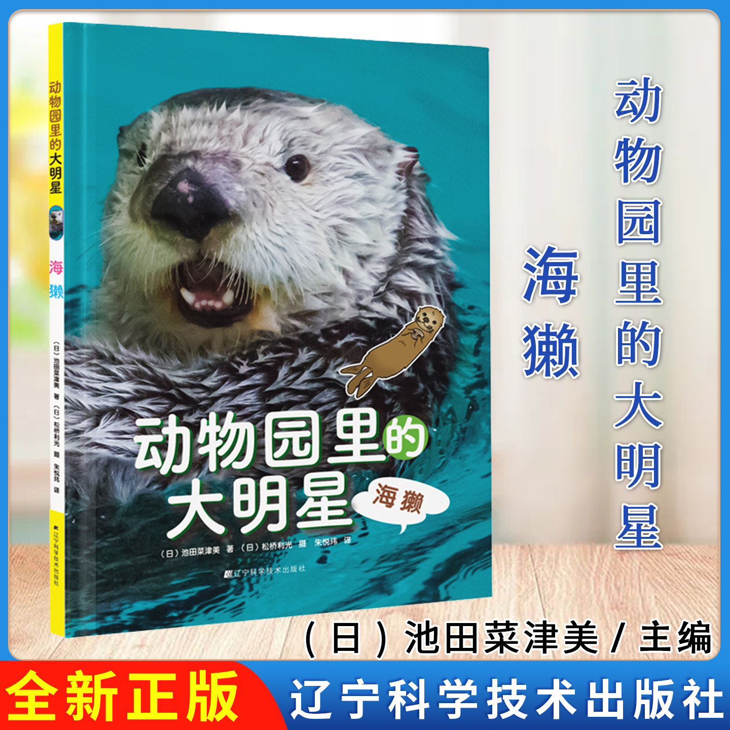 动物园里的大明星:海獭 日系手绘画风+真人饲养员出境+超萌动物实拍,带你了解动物园“顶流”动物明星们背后的小秘密!