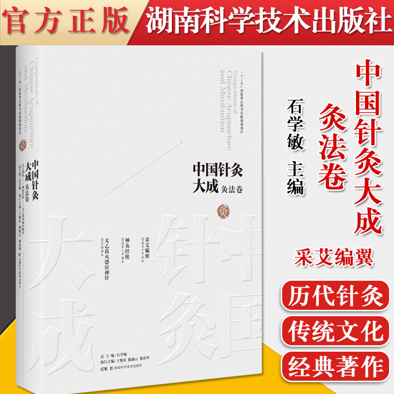 中国针灸大成灸法卷采艾编翼 神灸经纶 太乙离火感应神针 石学敏、王旭东“十三五”国家重点图书出版规划项目  9787571008116