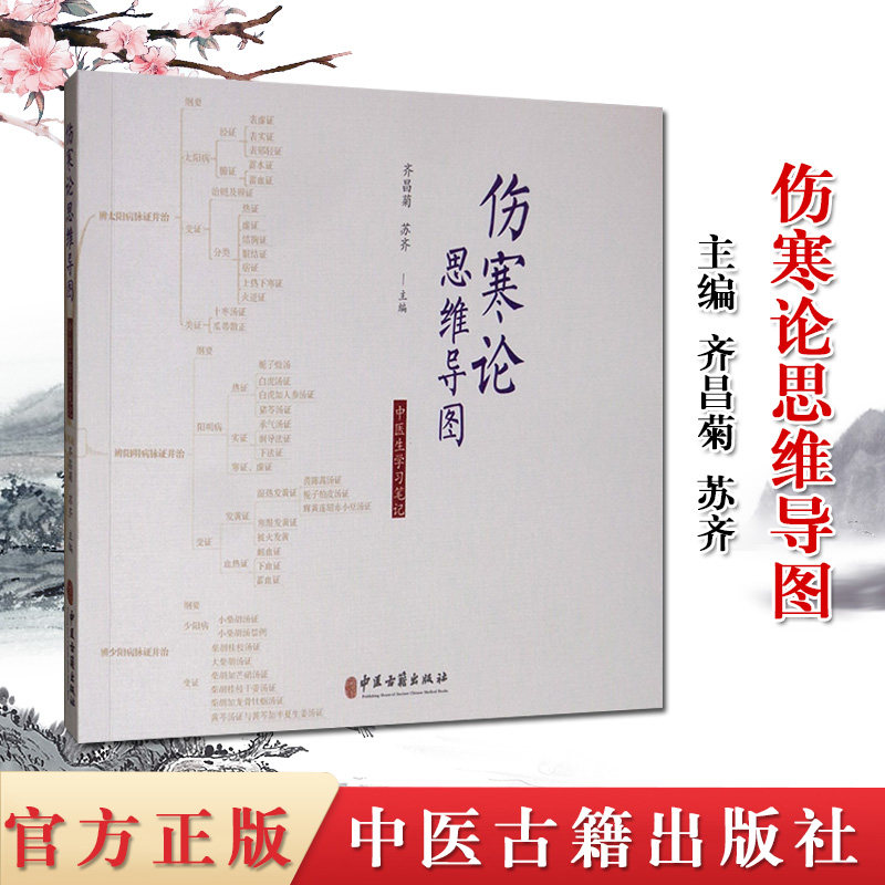 3伤寒论思维导图:中医生学习笔记 齐昌菊 苏齐9787515217970 中医古籍出版社