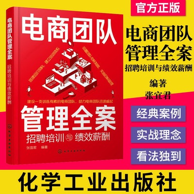 正版现货 电商团队管理全案招聘培训与绩效薪酬 张宜君 化学工业出版社 9787122378859