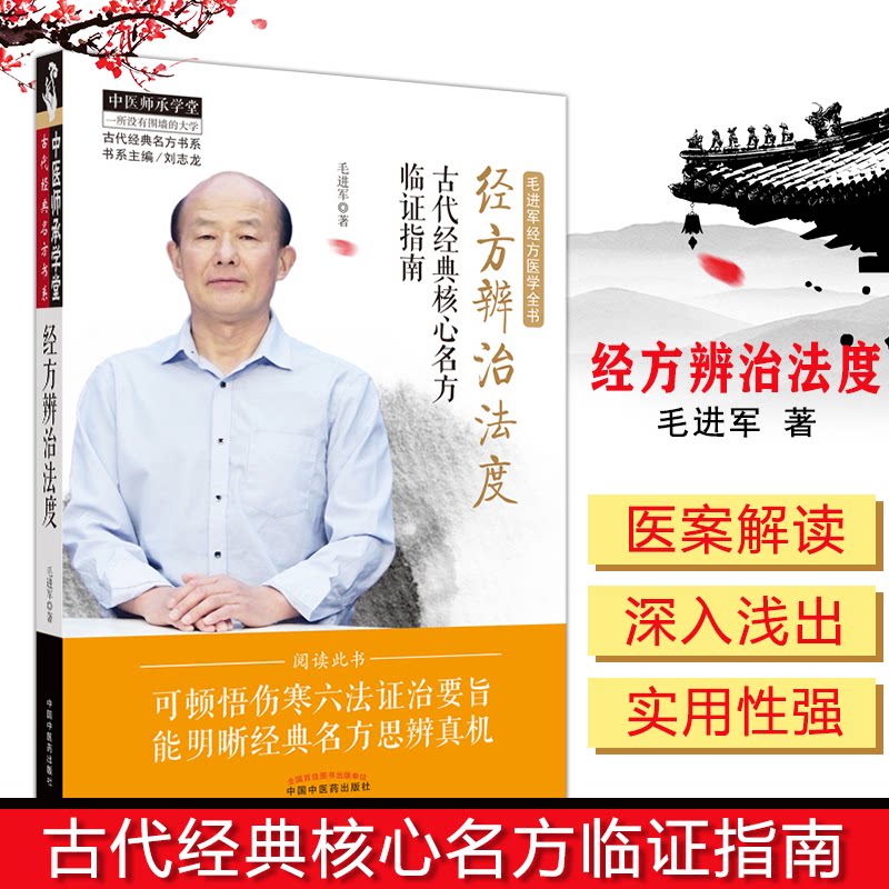经方辨治法度:古代经典核心名方临证指南中医师承学堂 毛进军中医临床经方医学参考书籍9787513262699中国中医药出版社