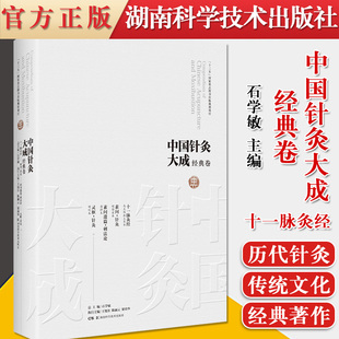 中国针灸大成经典卷 十一脉灸经素问针灸素问遗篇灵枢针灸 石学敏、王旭东 湖南科学技术出版社 9787571008222