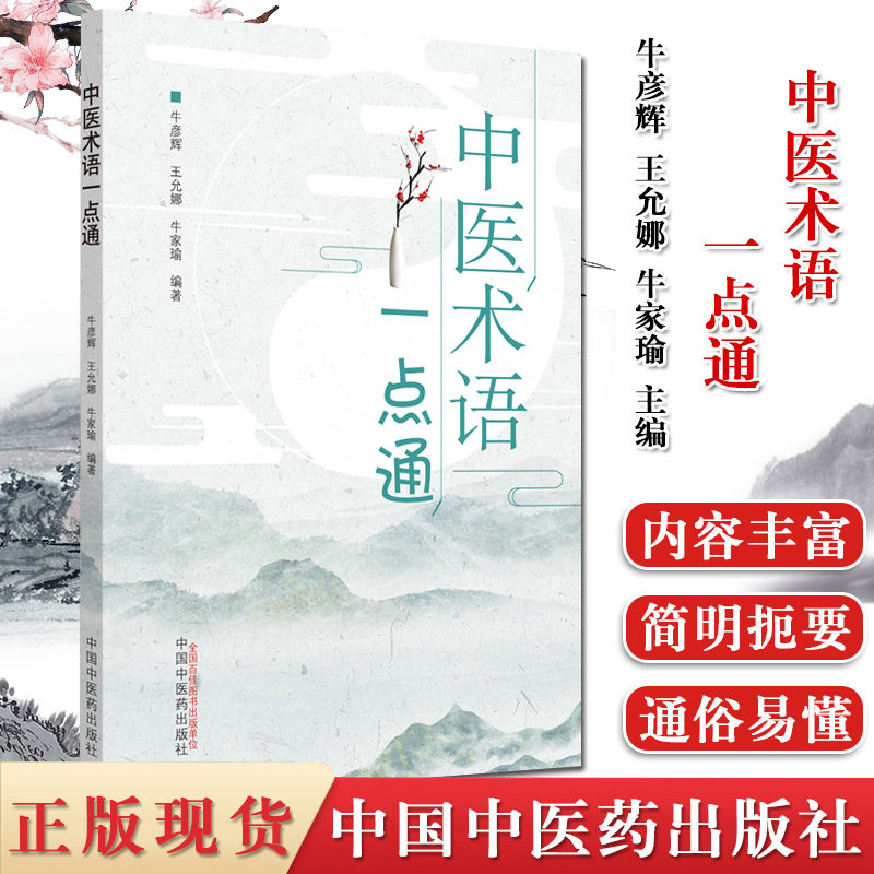 中医术语一点通 医学书籍 中医 牛彦辉 王允娜 牛家瑜 主编 中国中医药出版社 9787513260954