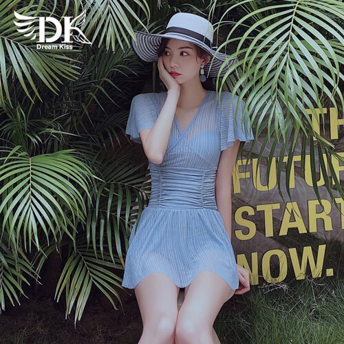 DK游泳衣女2026新款遮肚泡温泉