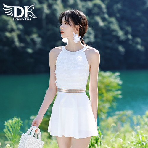 DK游泳衣女2026新款连体裙保守