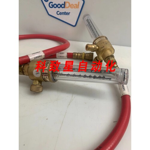 工业配件LOT OF 2 VICTOR FM157 AB 流量计 25PSIG 带软管