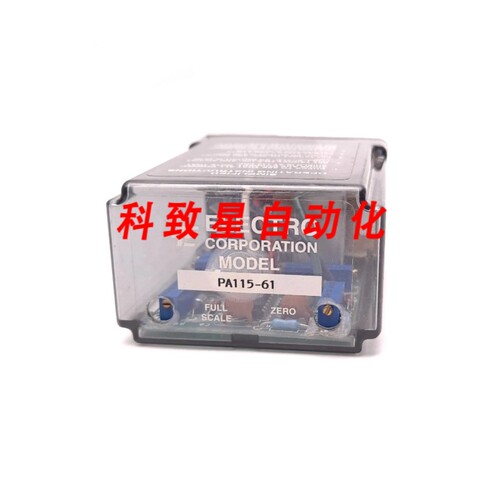 工业配件ELECTRO PA115-61 PROX 传感器输入:115VAC输出:0-10V 1M