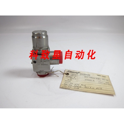 工业配件NASA CRAFT 40500-9 泄压阀1982 S/N 0000506