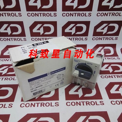 工业配件LB1-LB03P04 一体式启动器过载 575VAC 3极