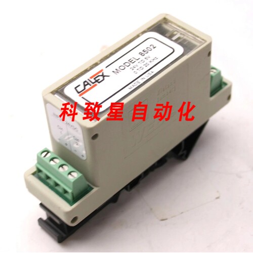 工业配件CALEX 8502 二通道转换器输入24VDC 0-20KHZ DIN 导轨安