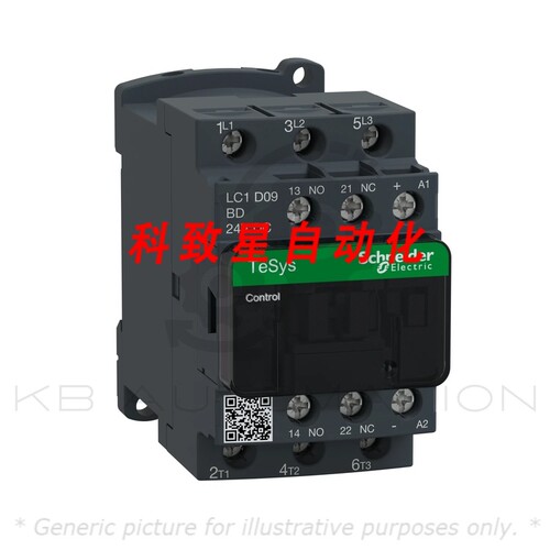 工业配件LC1D09BD D 接触器3P(3 NO) AC-3=440V 9A-24VDC COIL