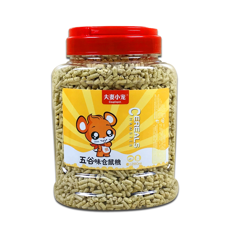 夫妻小宠营养仓鼠金丝熊自配主粮食长胖不挑食增肥冻干大罐装零食