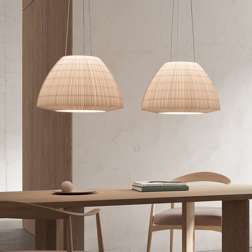 日式后现代艺术创意个性布艺吊灯