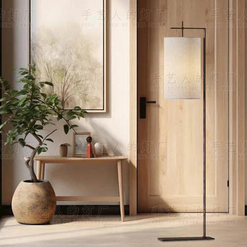 中式简约现代客厅卧室落地灯