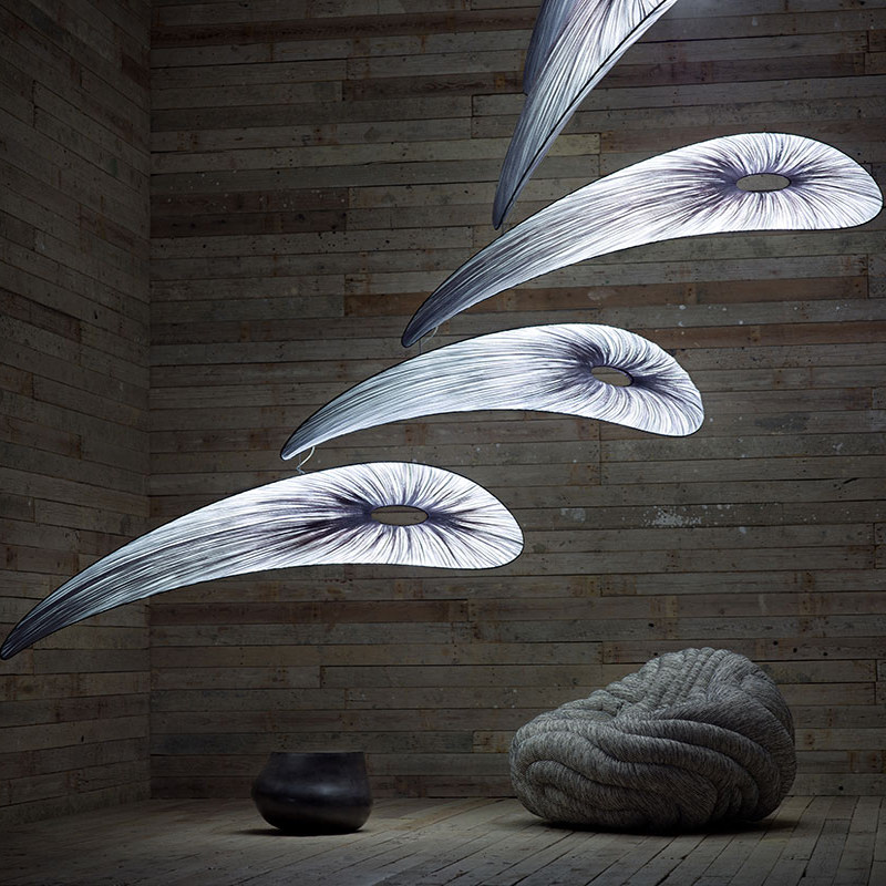 Northern Europe originality personality Simplicity modern villa Duplex stairs a living room hotel Restaurant Art engineering Feather a chandelierin the Decoration main material , Lamps , Chandelier  category - from Buy2taobao.com to provide professional Taobao agent buy service