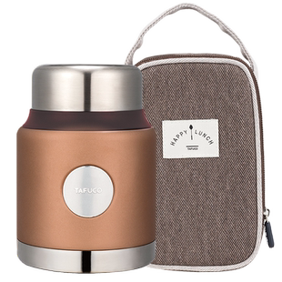 日本泰福高焖烧杯汤杯316不锈钢焖烧壶闷烧壶闷烧罐闷烧杯子