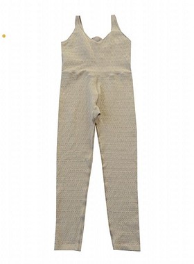 春夏欧美新款女吊带弹力瑜伽运动连体裤 时尚中高腰七分裤B13