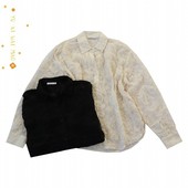 单排扣纯色开衫 春夏新款 薄款 衬衫 欧美女士翻领长袖 手工花长袖