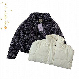 休闲拉链短款 冬季 保暖棉衣 女士立领长袖 棉服外套D11 新款