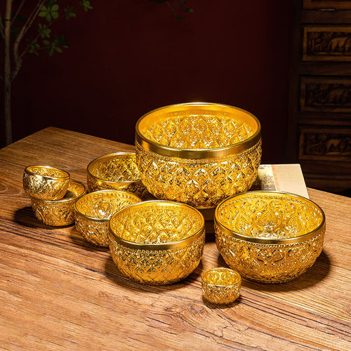 酒店餐具傣族银碗泡鲁达甜品碗