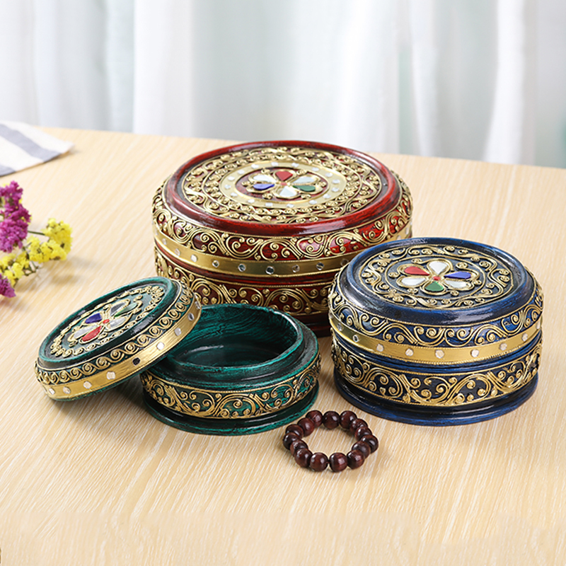 泰国首饰盒收纳盒东南亚风格