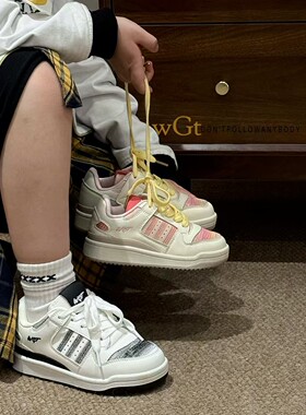 2026春款韩版童鞋潮牌WGT中大男女童透气休闲轻便百搭滑板运动鞋