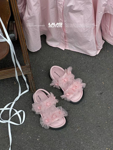 花朵UUS轻便凉鞋韩版女童夏季