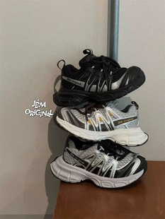 老爹鞋 潮牌JBM中大男女童加绒保暖轻便百搭运动鞋 童鞋 2025冬韩版