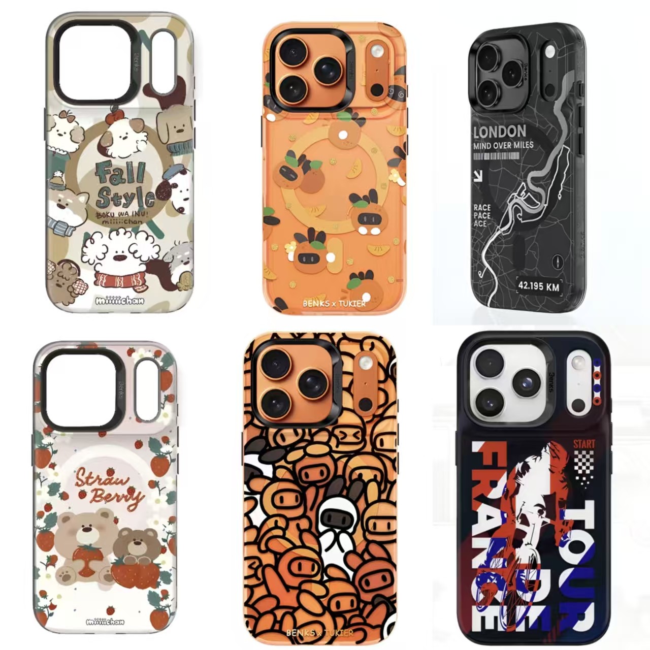 李一桐同款Benks联名款手机壳适用苹果17pro磁吸充电新款iPhone17Promax兔克山野个性创意卡通高级潮牌时尚套
