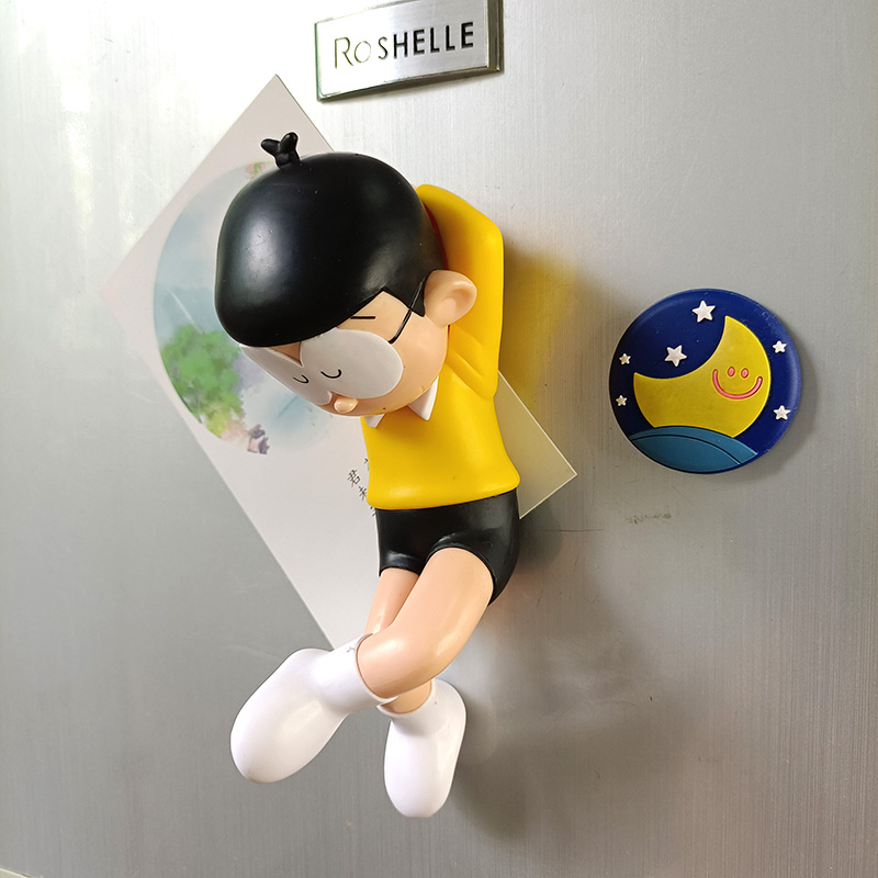 可爱动漫大雄冰箱贴蓝胖子磁贴