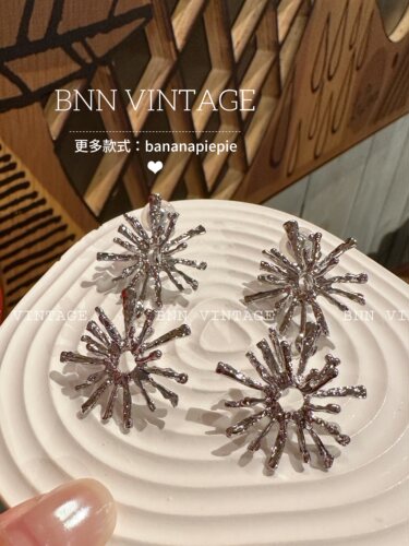 BNNVintage复古中古女耳钉耳夹