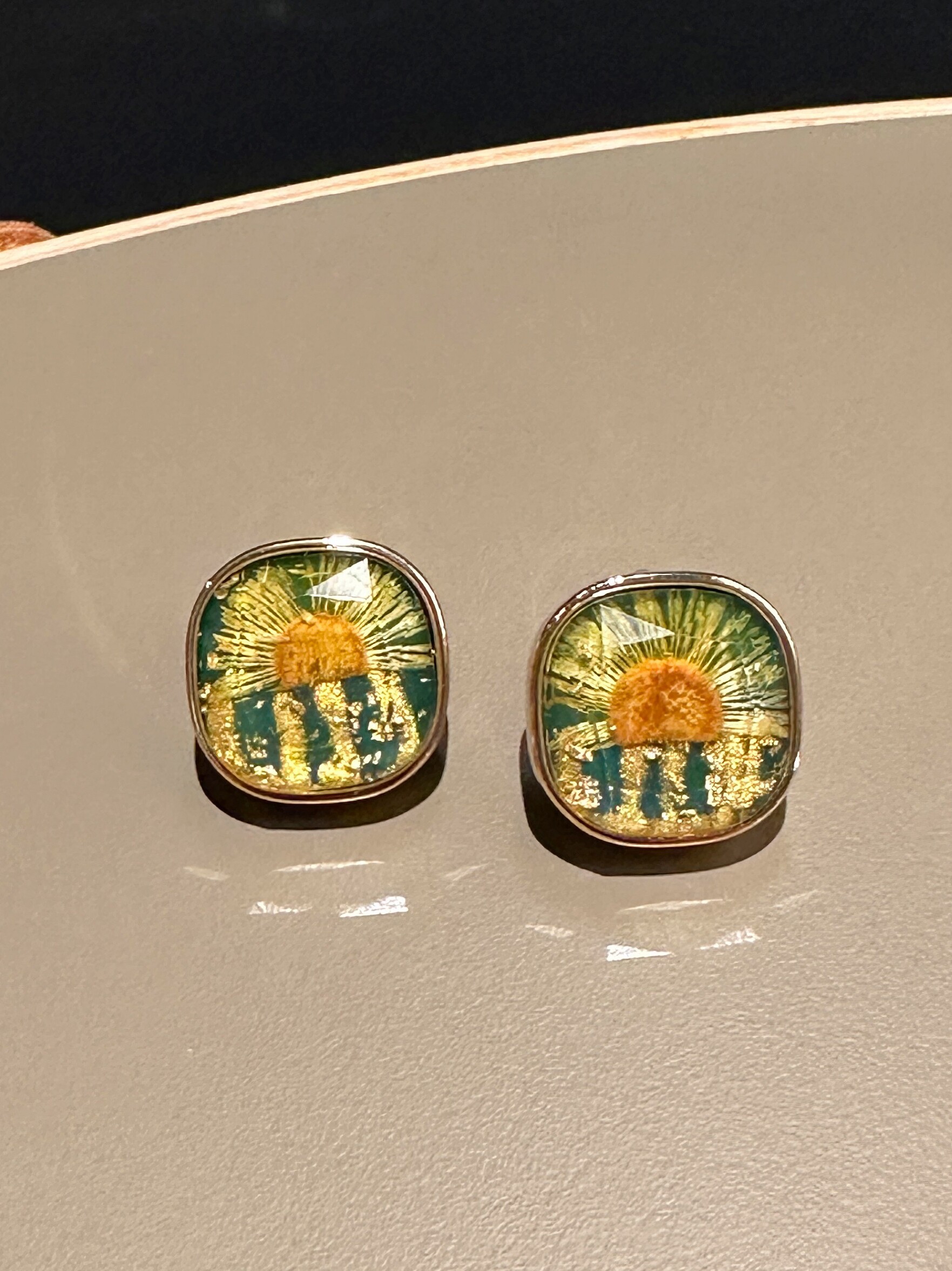 LOve BNN Vintage复古中古S925法式甜美14k金宋妍霏 耳环耳钉耳夹