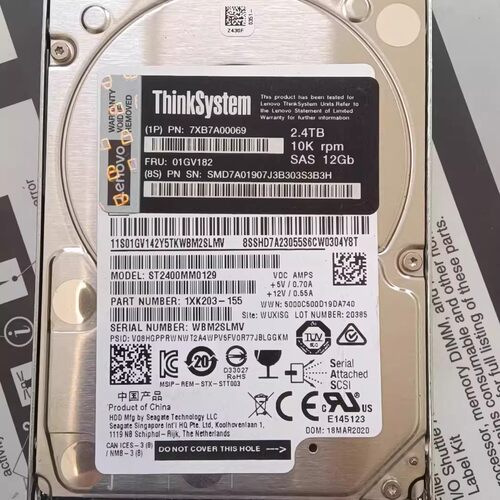 联想2.4TSAS10K12G硬盘
