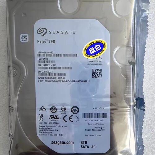 希捷8TBSATA监控企业级硬盘