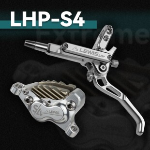 李维斯Lewis四活塞横缸速降林道油刹LHP-S4独立散热山地车刹车