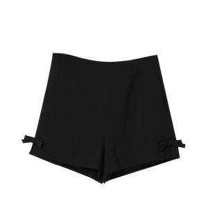 WEWE唯唯夏季新品女装高腰休闲简约百搭女士短裤气质显瘦通勤